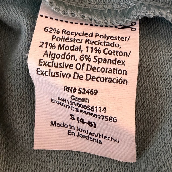 Athletic Works SZ SM Women's Sage Green Casual Shorts - Picture 6 of 6